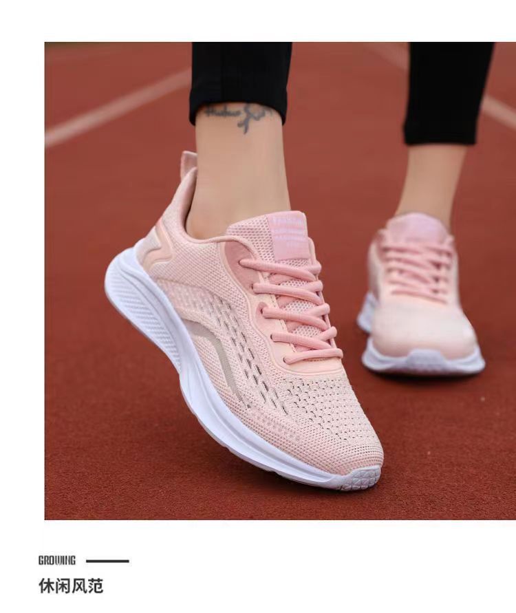 Shoes New Women's Flying Woven Lightweight Breathable Shoes Running Shoes Casual Sneaker Women's