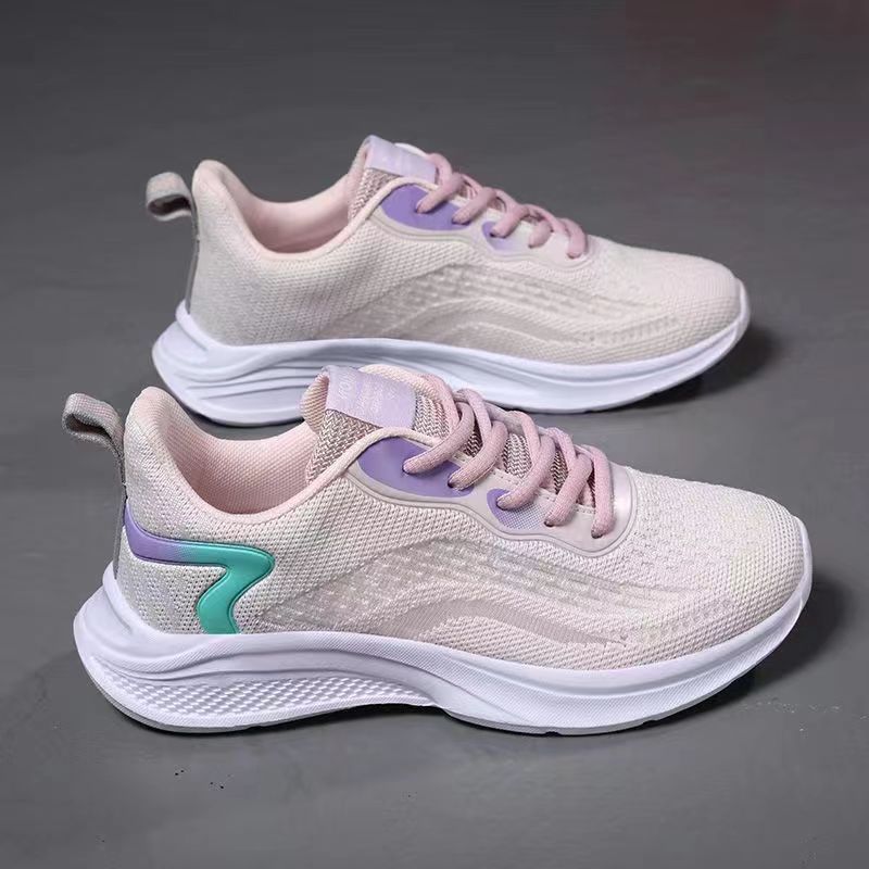 Shoes New Women's Flying Woven Lightweight Breathable Shoes Running Shoes Casual Sneaker Women's