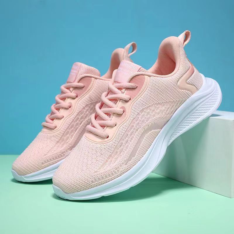 Shoes New Women's Flying Woven Lightweight Breathable Shoes Running Shoes Casual Sneaker Women's