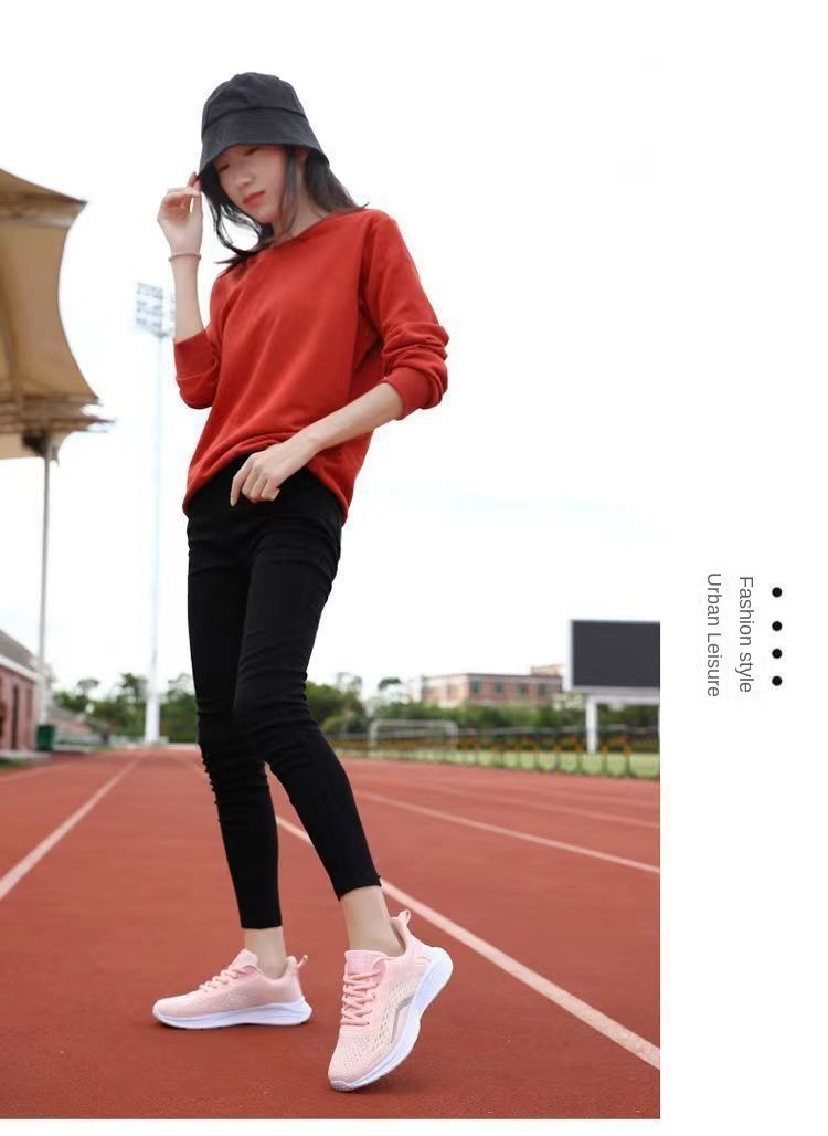 Shoes New Women's Flying Woven Lightweight Breathable Shoes Running Shoes Casual Sneaker Women's