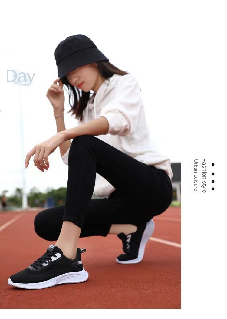 Shoes New Women's Flying Woven Lightweight Breathable Shoes Running Shoes Casual Sneaker Women's