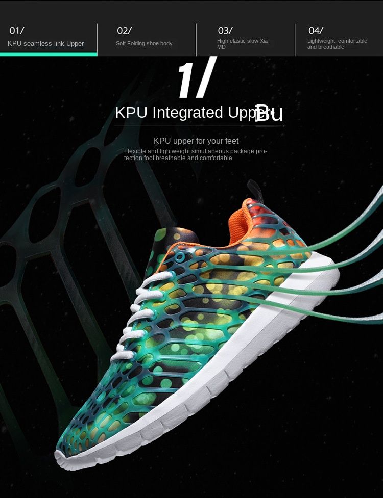 New Breathable Sneaker Women's Shoes Fashionable Mesh Men's Casual Shoes Men's Shoes Men's and Women's Same Style Sneaker