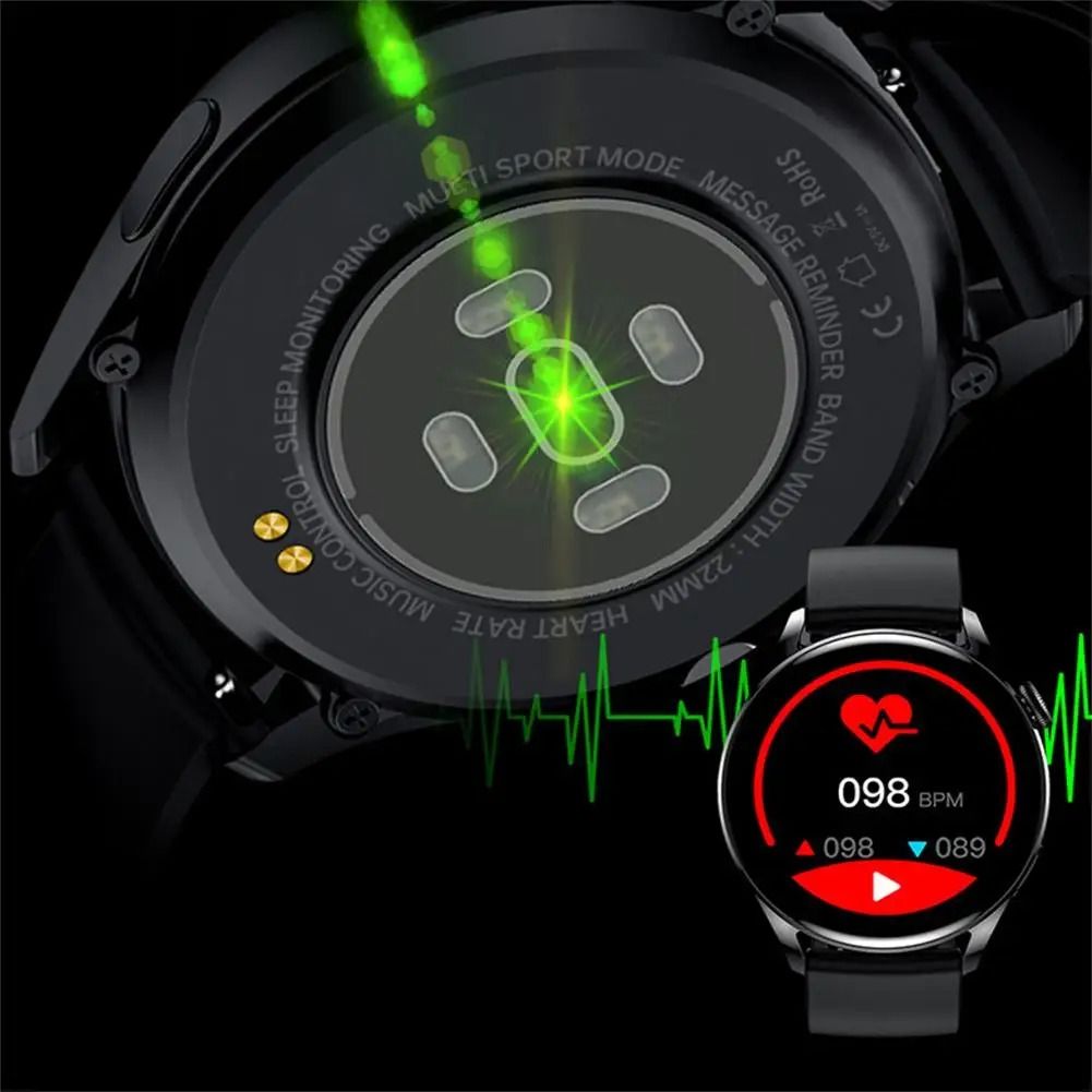 GT5 Smart Watch Men NFC Answer Call Fitness Tracker Wireless Charging Women Clock Weather DIY Dial for IOS Android Phone