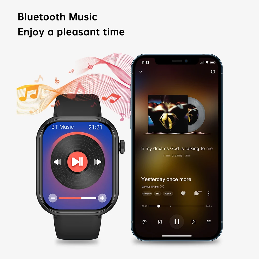 Ladies Smart Watch G20 Women Call Custom Dial Smartwatch Men Waterproof Bluetooth Music Watches Full Touch Bracelet Clock