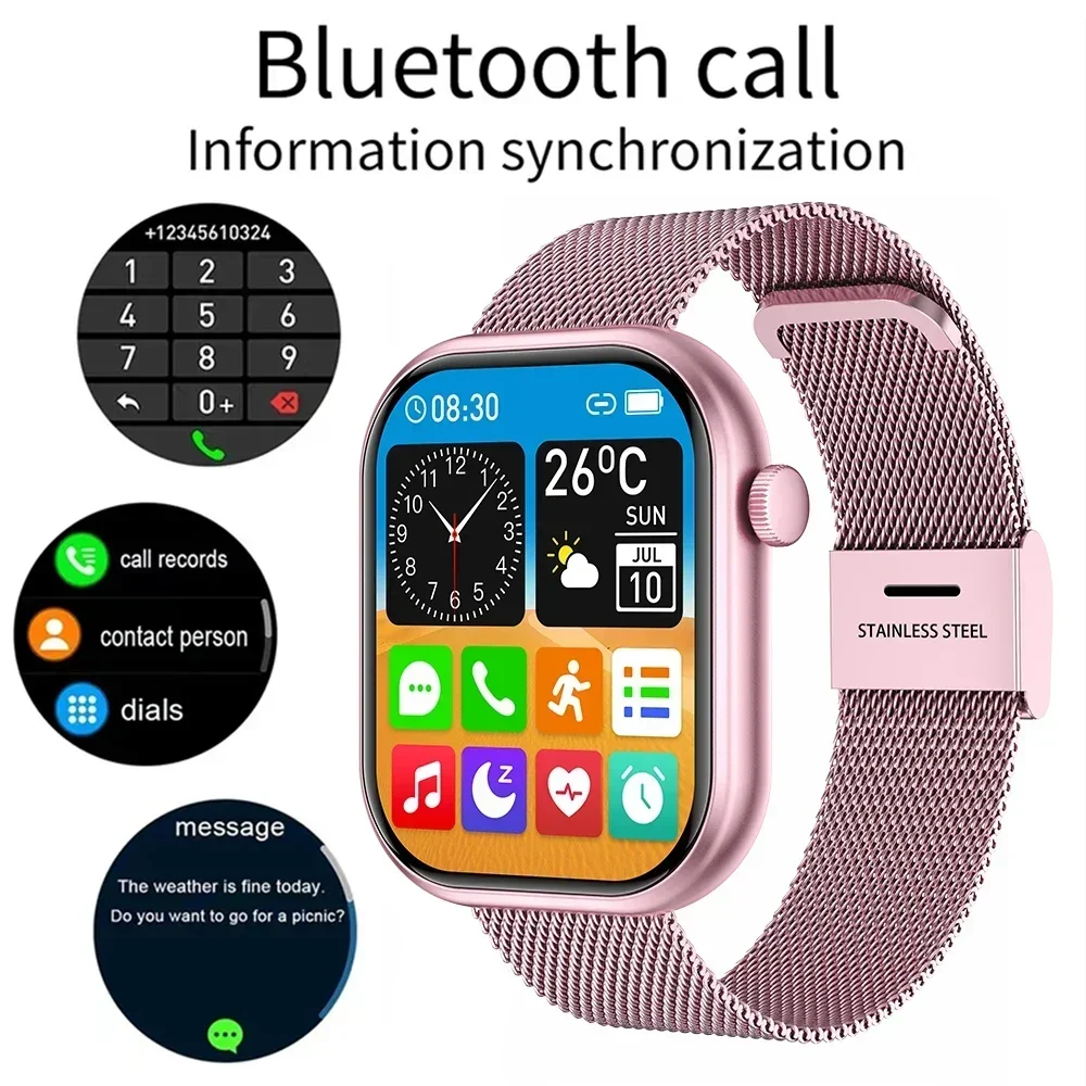 Ladies Smart Watch G20 Women Call Custom Dial Smartwatch Men Waterproof Bluetooth Music Watches Full Touch Bracelet Clock