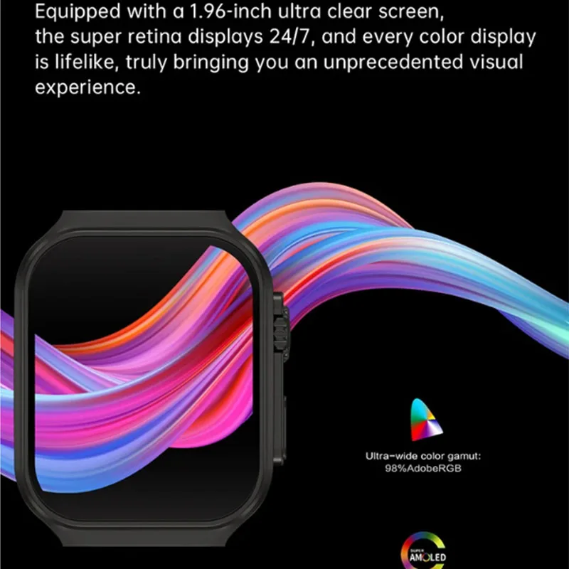 3D Curved Screen Smartwatch Bluetooth Call Waterproof Sports Smart Watch Blood Oxygen Heart Rate Healthy Fitness Watch Men