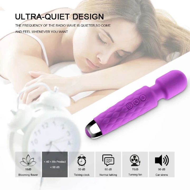 Vibrator Wand,Adult Sex Toy Wand, G Spot Dildo, Clit Vibrator, Sex Vibrators,Clitoris Stimulation,with 8 Speeds & 20 Patterns, Quiet,Fully Waterproof,Vibrating Wand for her Pleasure