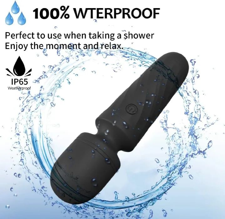 Vibrator Wand,Adult Sex Toy Wand, G Spot Dildo, Clit Vibrator, Sex Vibrators,Clitoris Stimulation,with 8 Speeds & 20 Patterns, Quiet,Fully Waterproof,Vibrating Wand for her Pleasure