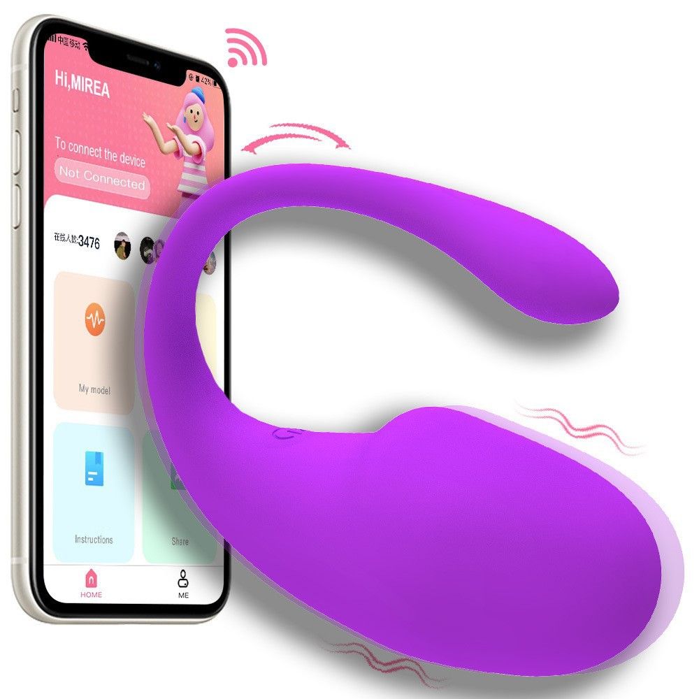 APP Remote Control Vibrator-Dual Motors Rose Sex Toy with 9 Vibrating Mode Adult Toy Wearable Clitoral G Spot Vibrator for Women Couple Pleasure