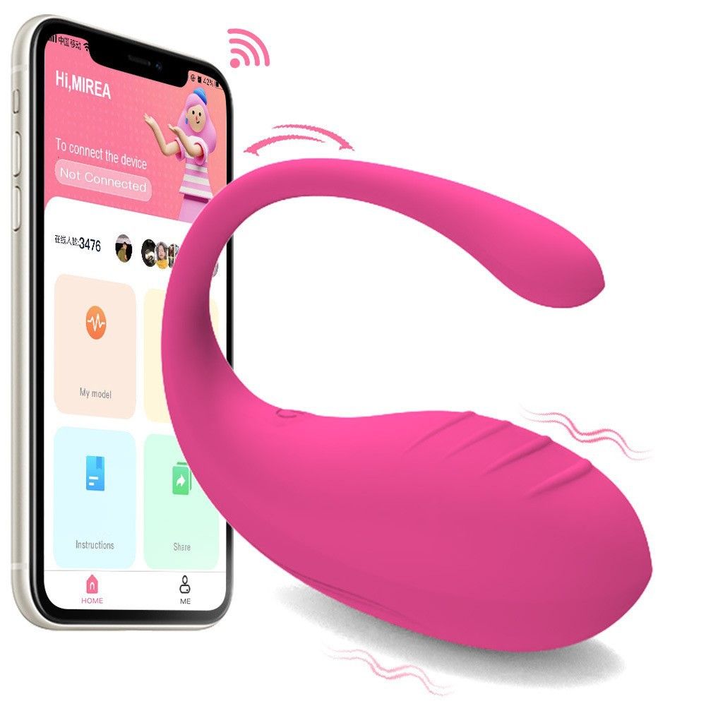 APP Remote Control Vibrator-Dual Motors Rose Sex Toy with 9 Vibrating Mode Adult Toy Wearable Clitoral G Spot Vibrator for Women Couple Pleasure