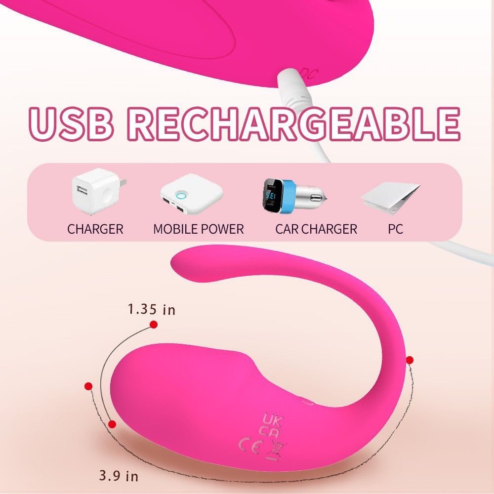 APP Remote Control Vibrator-Dual Motors Rose Sex Toy with 9 Vibrating Mode Adult Toy Wearable Clitoral G Spot Vibrator for Women Couple Pleasure