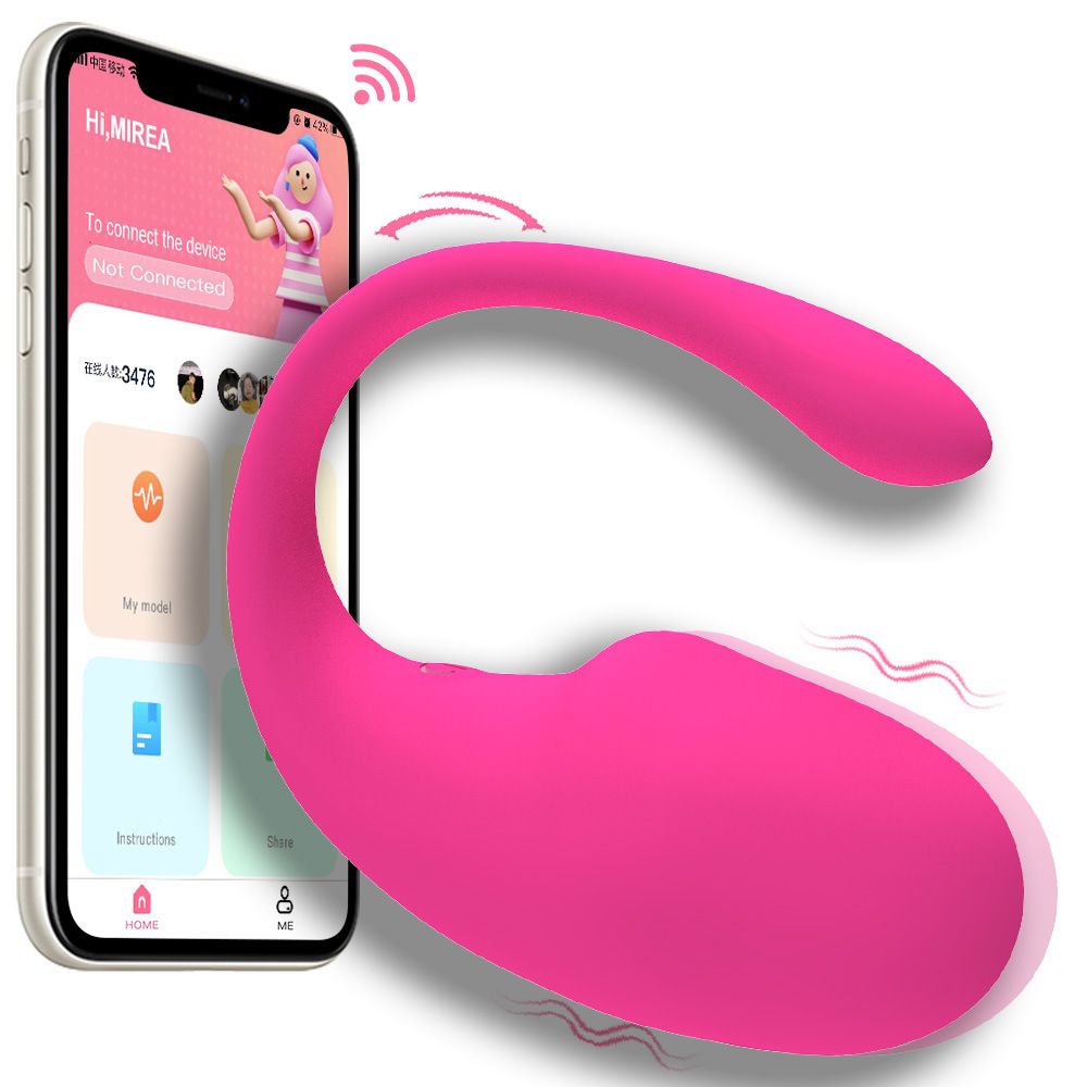 APP Remote Control Vibrator-Dual Motors Rose Sex Toy with 9 Vibrating Mode Adult Toy Wearable Clitoral G Spot Vibrator for Women Couple Pleasure