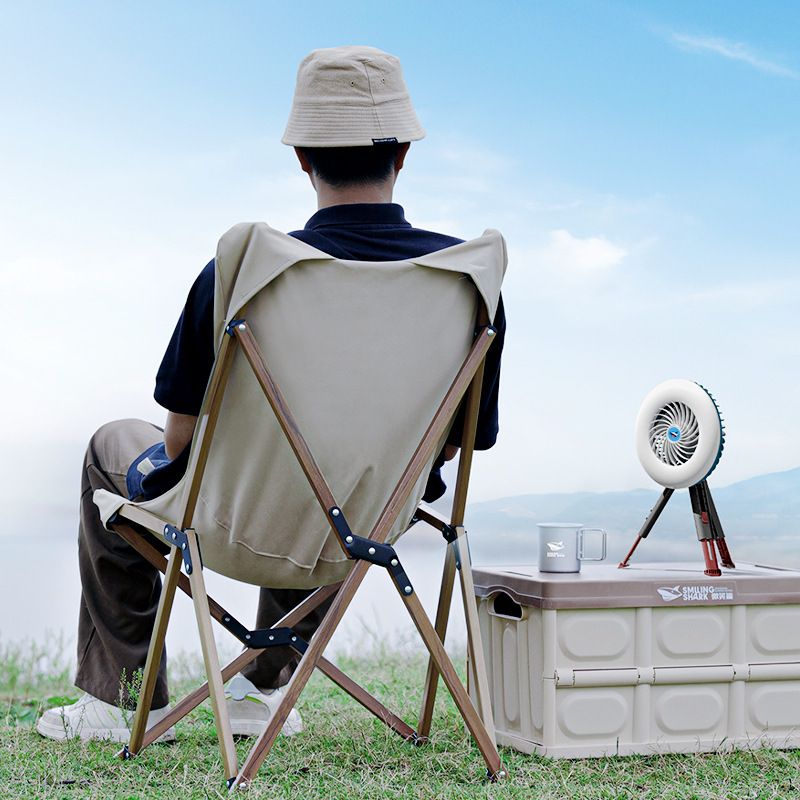 Portable Camping Lamp USB LED Lighting USB Fan Rechargeable Multi-functional Outdoor/Indoor 2 levels of brightness 3 levels of wind speed