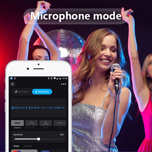 B22 WIFI+Bluetooth 10W Smart Bulbs Music Sync 16 Million DIY Colours Dimmable RGBCC App&Remote Control