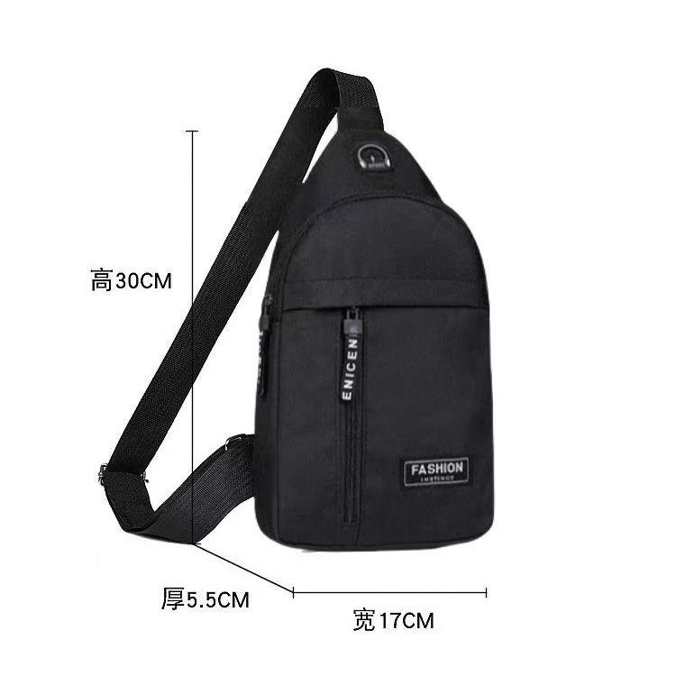 Men Fashion Multifunction Shoulder Bag Crossbody Bag On Shoulder Travel Sling Bag Pack Messenger Pack Chest Bag For Male