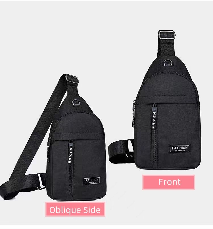Men Fashion Multifunction Shoulder Bag Crossbody Bag On Shoulder Travel Sling Bag Pack Messenger Pack Chest Bag For Male