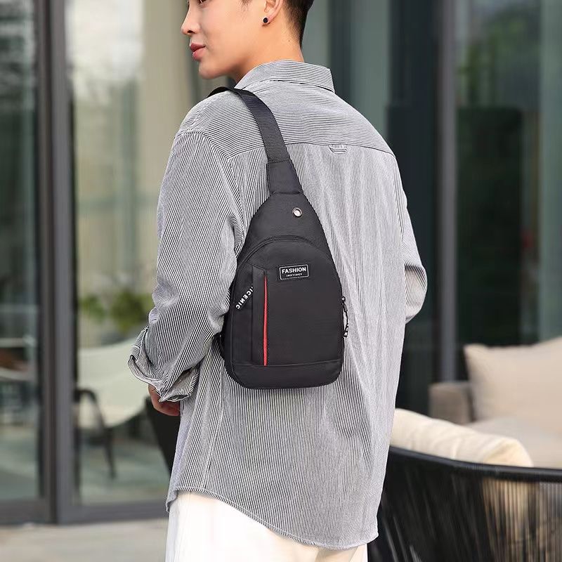 Outdoor sports shoulder bag men's corset Messenger bag fashion simple shopping men's bag Cross-Body Sling Bags