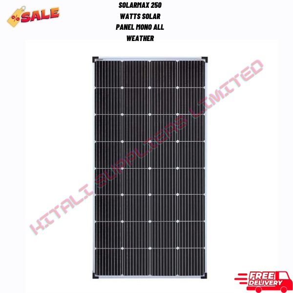 250w solar panel all-weather monocrystaline black