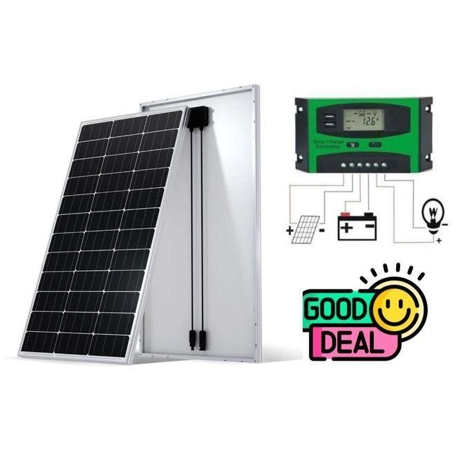 200W Solar panel,10amps controller digital,