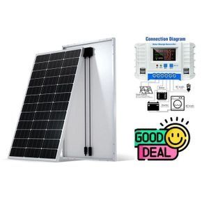 250w solar panel monocrystaline all weather  20amps digital controller