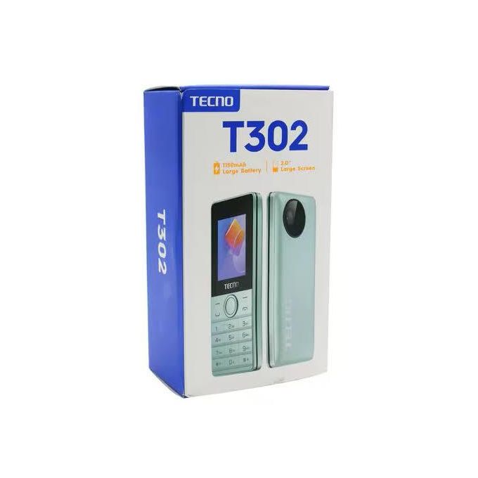 New Tecno T302 1.77″ Display Dual Sim Torch Wireless FM Radio 1150mAh Memory Card Slot  Feature phone Katululu  kabambe
