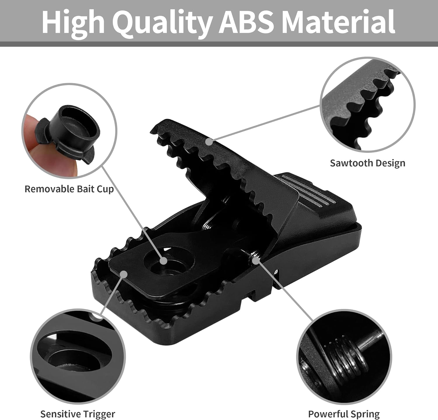 Heavy duty mouse trap