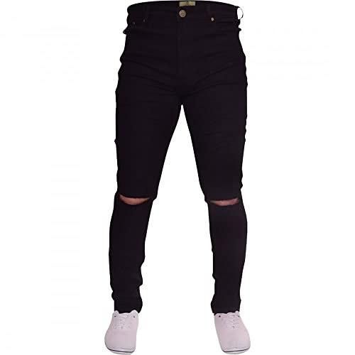 Fashion Original Non fading Rugged one cut Jeans For Men size 30-38   - Total BlackThis trouser is Stretching and breathable hence easier movement.