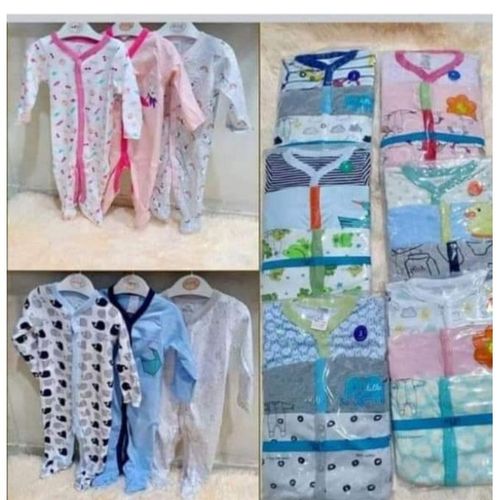 Fashion 3 Piece Set Quality Cotton Baby BOY/GIRL Romper /Sleepsuits -Multicolor/Print Varies 3 Piece Set High Quality Cotton Baby/Girl Romper /Sleepsuits -Multicolor/Print varies boys or girls colors.