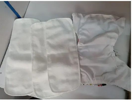 Fashion NEW arrival High quality Pure Cotton Baby Diapers Baby Cloth Diapers Children Washable Breathable Absorbent Adjustable Diaper one size Pants with 4 cotton liners Boys and Girls themes.
