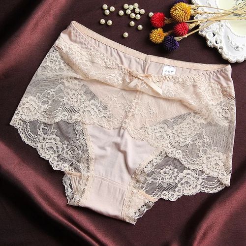Fashion 6Pcs Gorgeous Cotton Soft Lace Panty Seamles- Booty Transformation Transform your everyday essentials with our luxurious lace panties, designed to provide unmatched comfort and a flawless fit.
