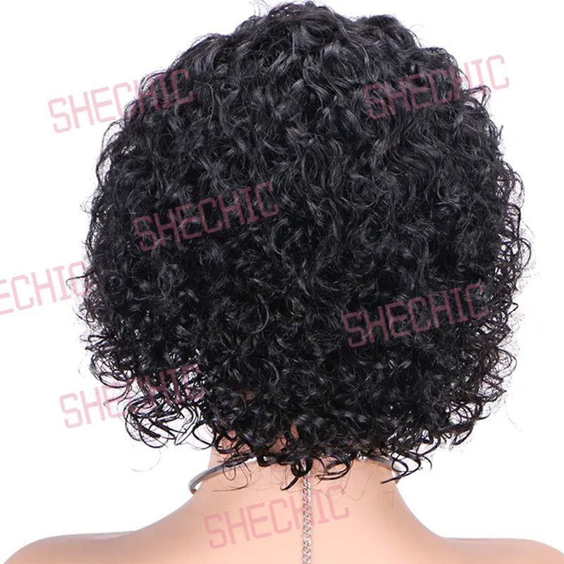 Human Hair Wigs  for Women  Curly Short Human Hair Wigs Lace Short Wigs And Girls Gift