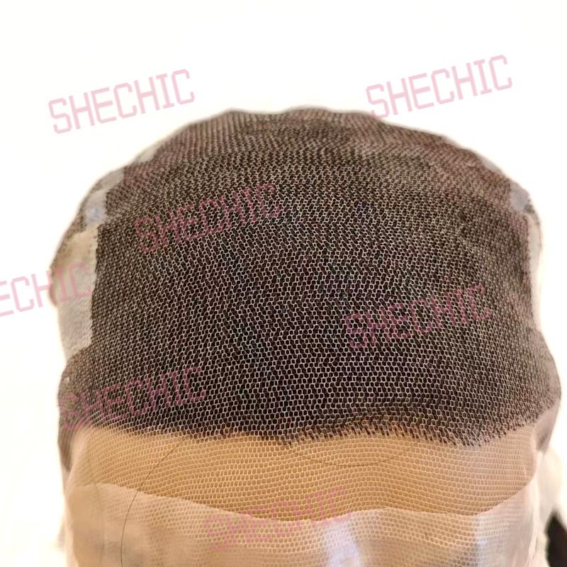 Lady Human Hair Wigs Full Lace 14 inch Black Lace Wigs for Women and Girls Gift