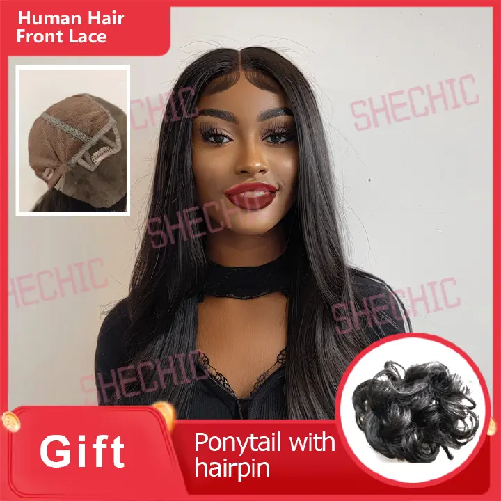 Lady Human Hair Wigs for Women and Girls Full Lace Wigs 22 inch New Hair Style