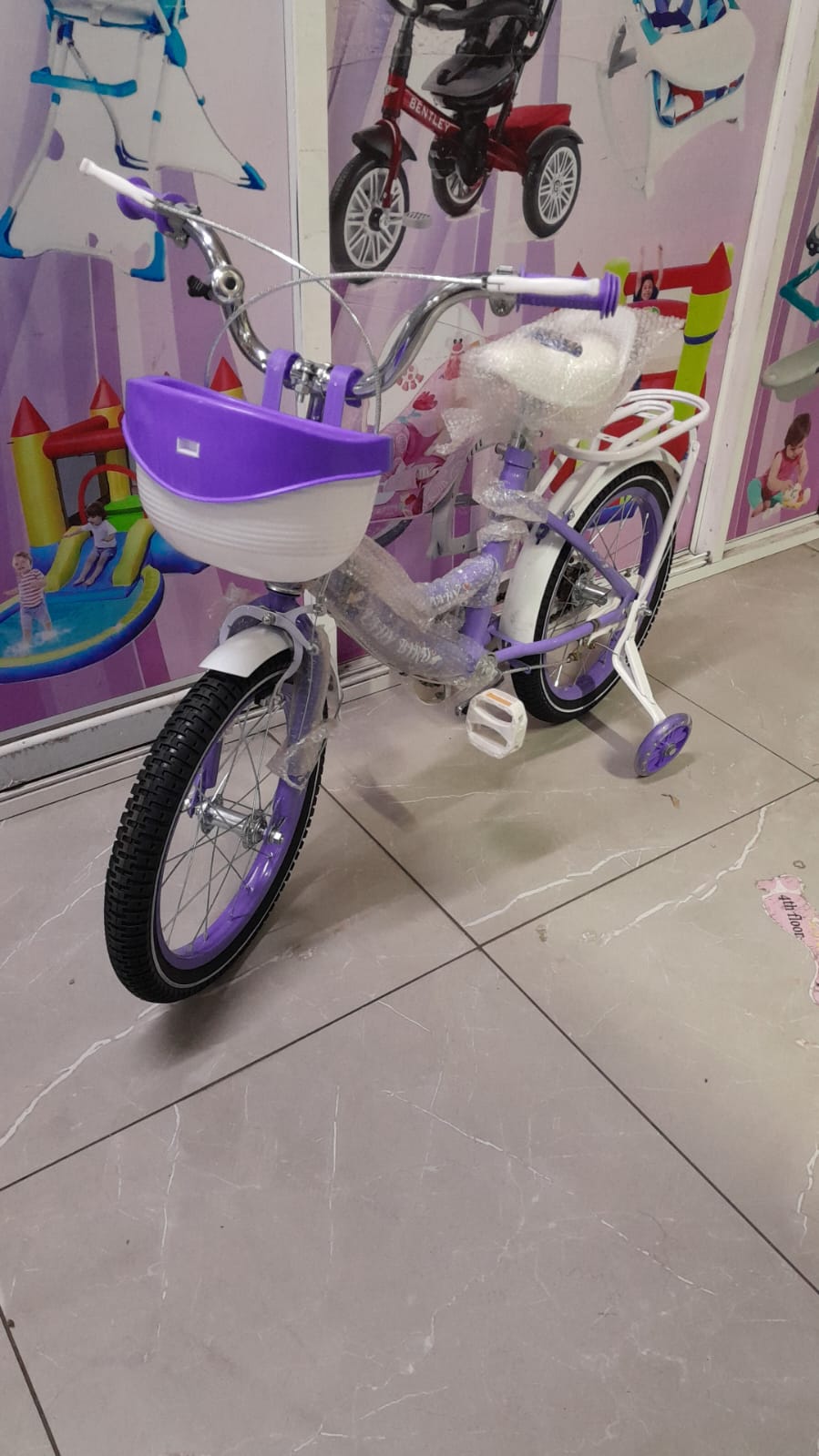 Size 16" Girl's exercises bike