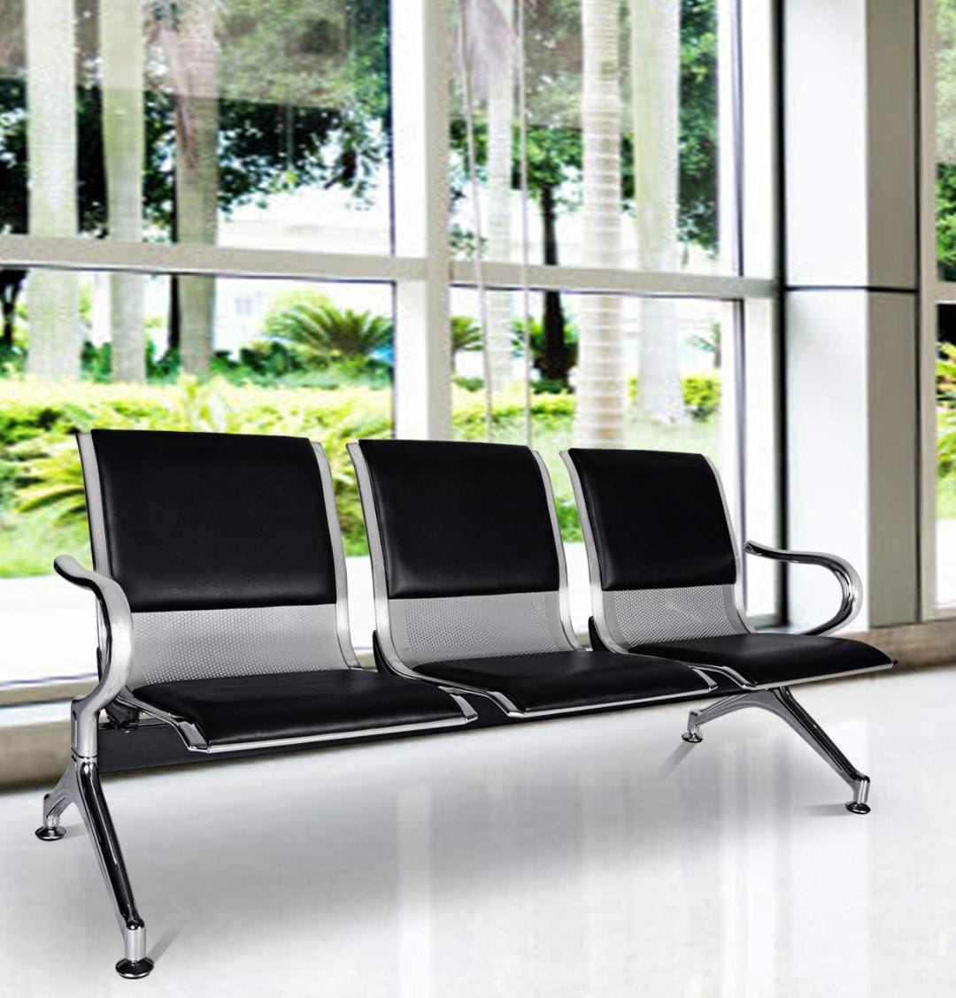 OFFER!!!!! STRONG 3 Seater (Non-Padded) Link office customer waiting Chair