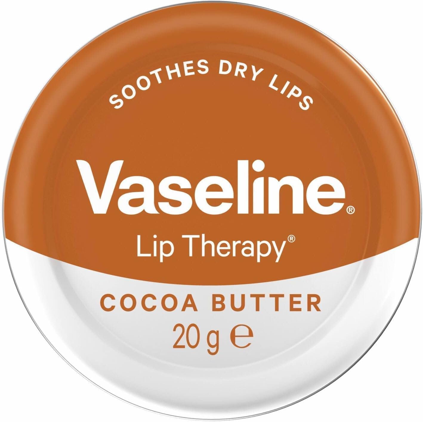 Vaseline Lip Therapy | Vaseline Lip Balm | Lip Moisturizer for Very Dry Lips | Cocoa Butter | 20g