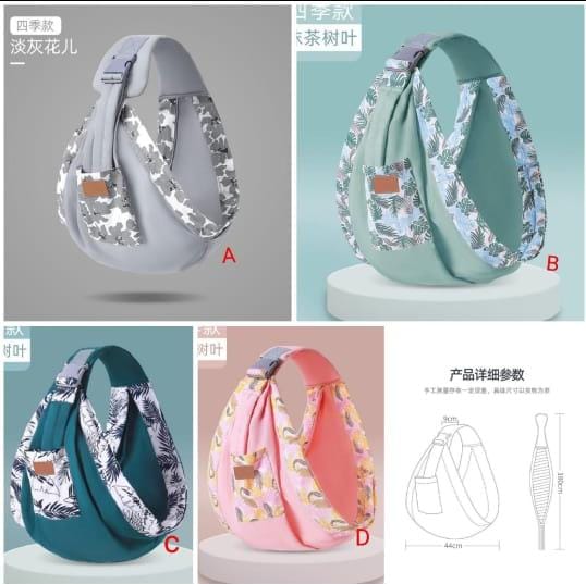 Baby Sling Carrier Newborn, Adjustable Easy Wearing Baby Nursing Warp Sling, New Mom Dad Soft Cotton Baby Front Holder Carrier for Infant Toddler Life Travel Essential Gifts