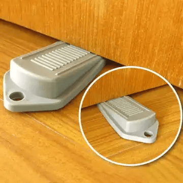 Door Stopper 2 Packs Heavy Duty Wedge Rubber Door Stop Works on All Floor Surfaces Height up to 1.9 Inches Non-Scratching Doorstops Special for Home Office School Heavy Door