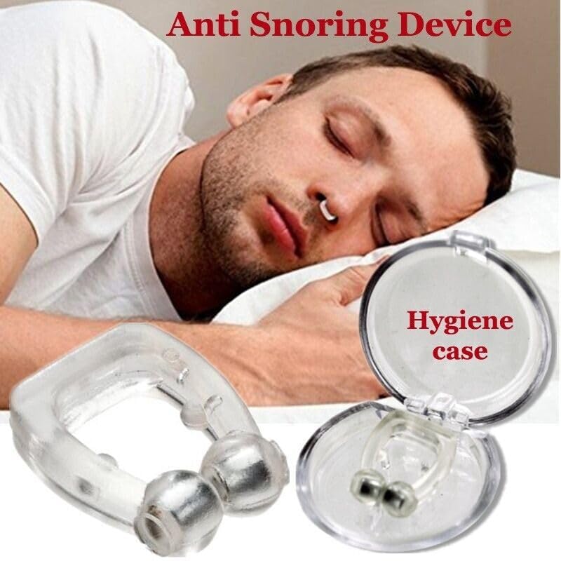 Reusable Magnetic Anti Snore Nose Clip | Silicone Anti Snoring Devices