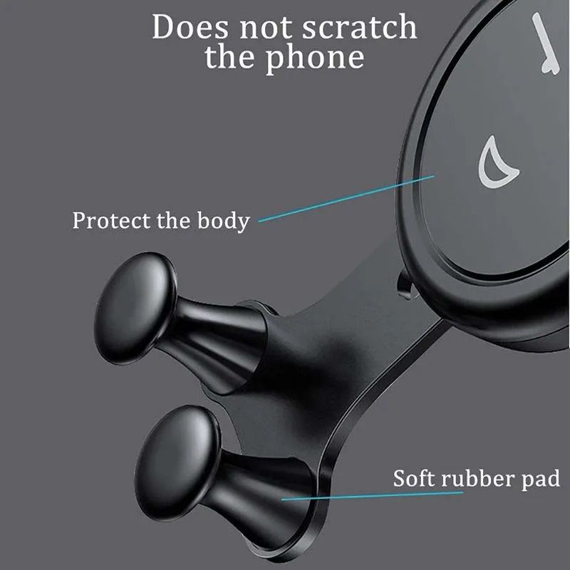 Car Air Vent Phone Mount, Upgrade Military Gravity Car Phone Holder with Clip, Vehicle Auto-Lock Cell Mobile Phone Hands-Free Stand Cradle, Automobile Universal for All Smartphones