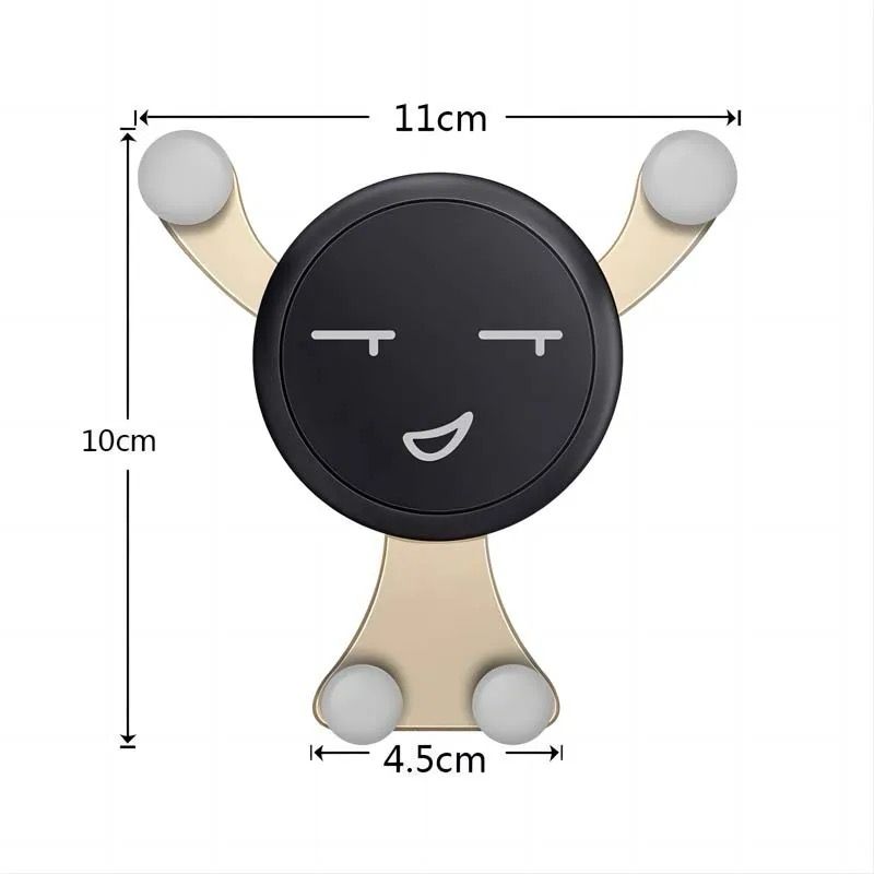 Car Air Vent Phone Mount, Upgrade Military Gravity Car Phone Holder with Clip, Vehicle Auto-Lock Cell Mobile Phone Hands-Free Stand Cradle, Automobile Universal for All Smartphones