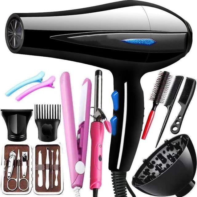 12pcs set blow dry with accessories