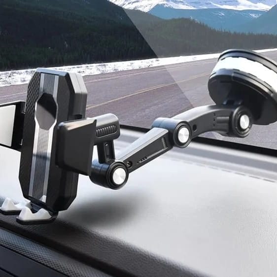 360 degrees Rotatable Car Phone Holder Fixed Shockproof Mobile Stand Big in GPS Support system