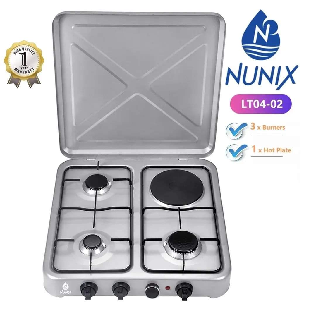 3 Gas plus 1 Electric table top cooker