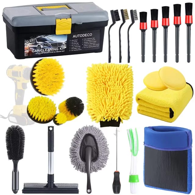 25pcs car Detailing cleaning tool kit