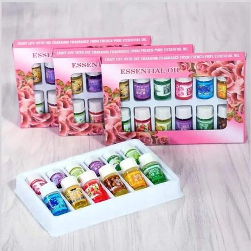 12pcs/Set Essential Oil Set Water Soluble Humidifier for Air Purifier Incense Aroma Lamp Relieve Stress Essential Oil