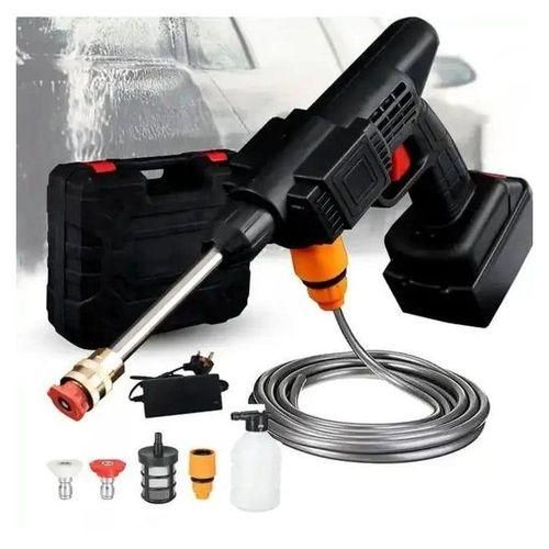 CORDLESS ELECTRIC CAR PRESSURE WASHER comes with 2 rechargeable batteries