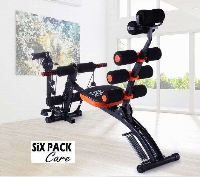 6 Pack Care Six Pack ABS Fitness Machine With Pedals