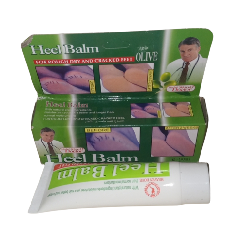 Herbal Skin Doctor Heel Balm For Rough, Dry, Cracked And Calloused Feet with olive -80g
