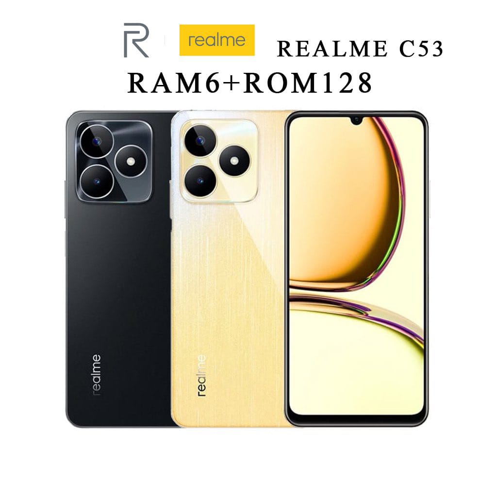 Realme C53 6.74'' 90Hz Display Mini Capsule 128GB Storage 6GB ROM 50MP AI Camera 33W 5000mAh Smart Phones